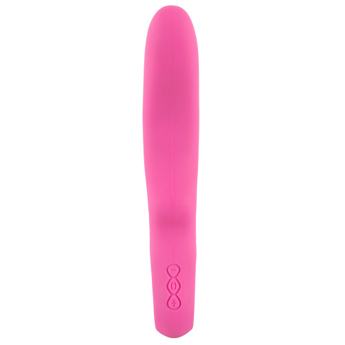 Dual Vibrator Petit Pink мощный силиконовый вибратор, 18.7х3.2 см - sex-shop.ua